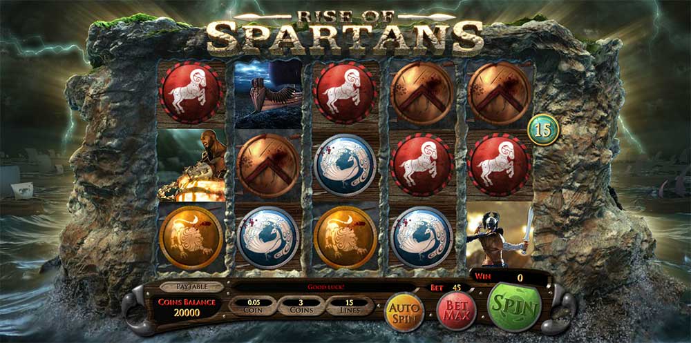 Новый игровой автомат Rise of Spartans